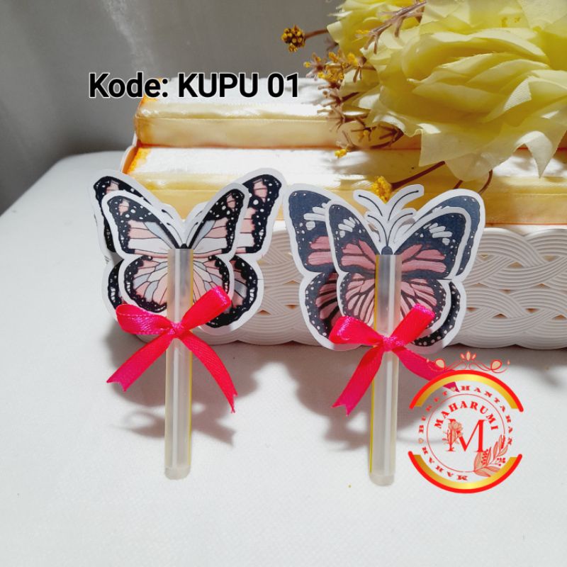 

Kupu-Kupu Angpau Lebaran 2 Pcs || Topper Pensil || Angpau Lebaran Unik || Amplop Lebaran || Topper