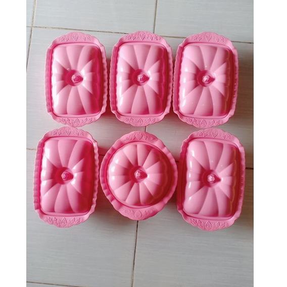 TERBARU wadah prasmanan set basi isi 6 pcs plastik