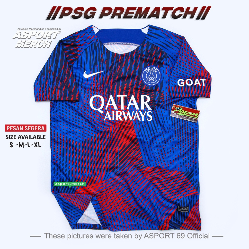 JERSEY BOLA PSG PREMATCH 2022 2023 JERSEY PSG TRAINING PREMATCH GO