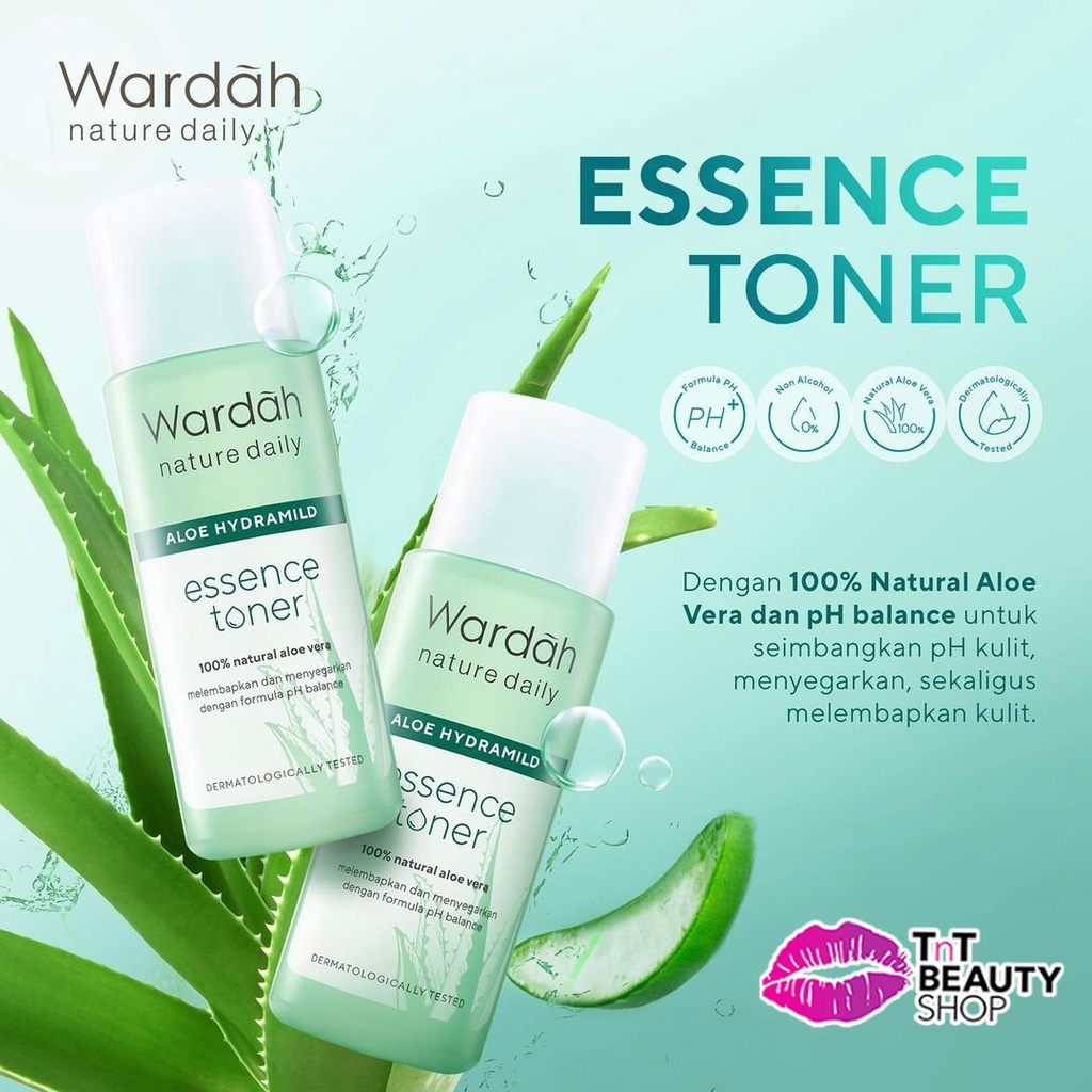 TONER WARDAH ESSENCE ALOE HYDRAMILD