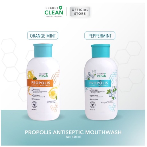 [FREE GIFT] SECRET CLEAN PROPOLIS OBAT KUMUR PROPOLIS