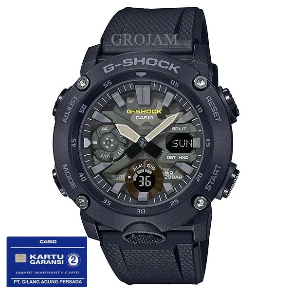 CASIO G-SHOCK GA-2000SU-1A GA 2000SU GA-2000SU-2A ORIGINAL GARANSI RESMI