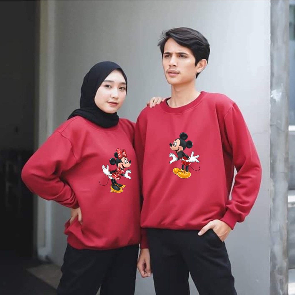 baju lengan panjang COUPLE M&amp;M / kaos distro trendy keren dan kekinian