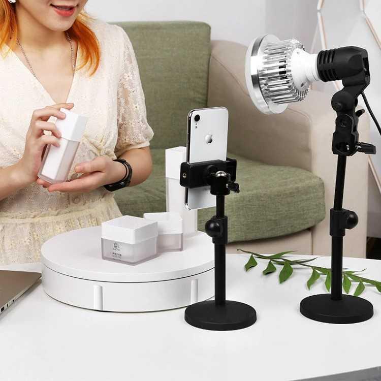 Alas Putar Fotografi Rotating Display Stand with Remote 22 cm - A360