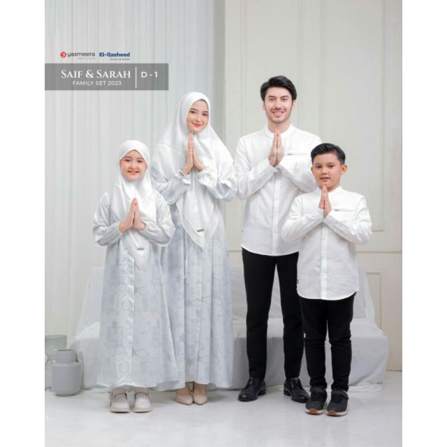 Yasmeera Family Set 2023 SAIF & SARAH Sarimbit Keluarga