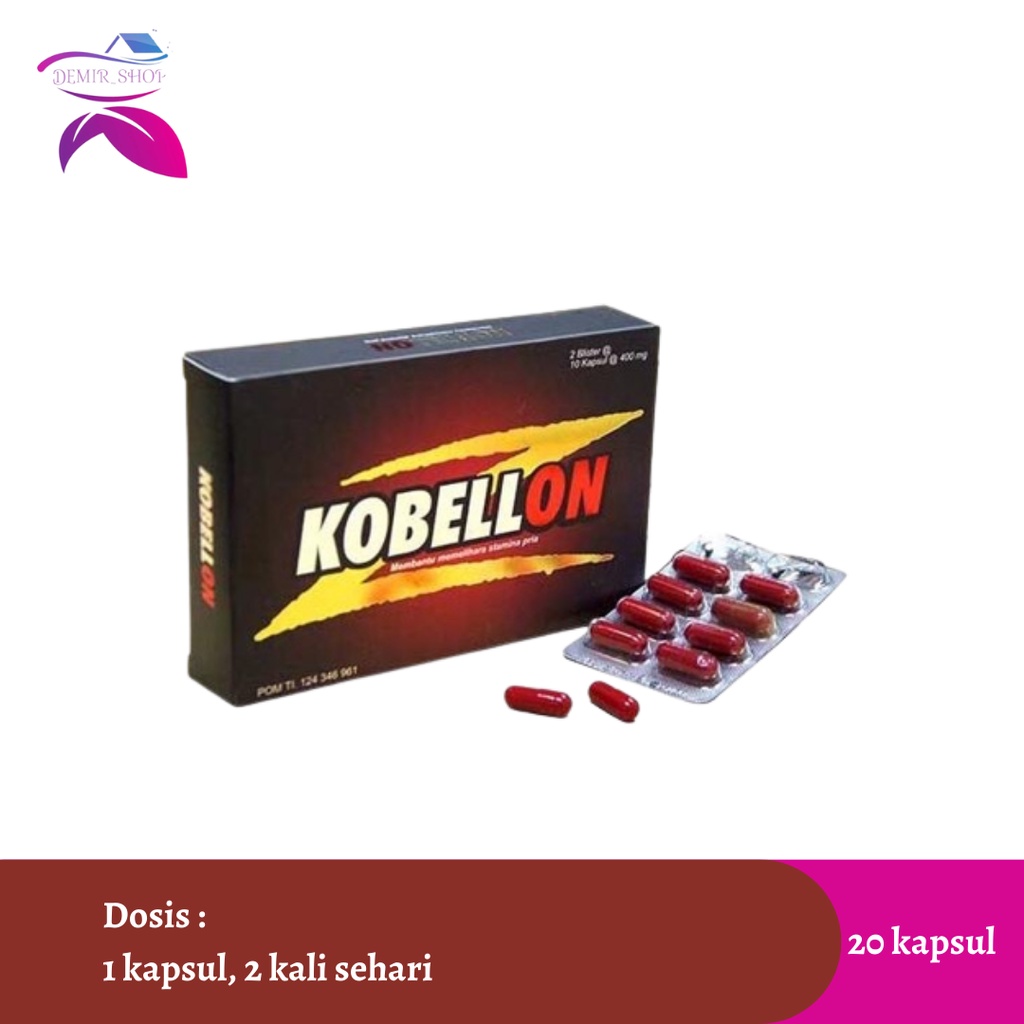 Kobellon 20 Kapsul / Meningkatkan Stamina Pria