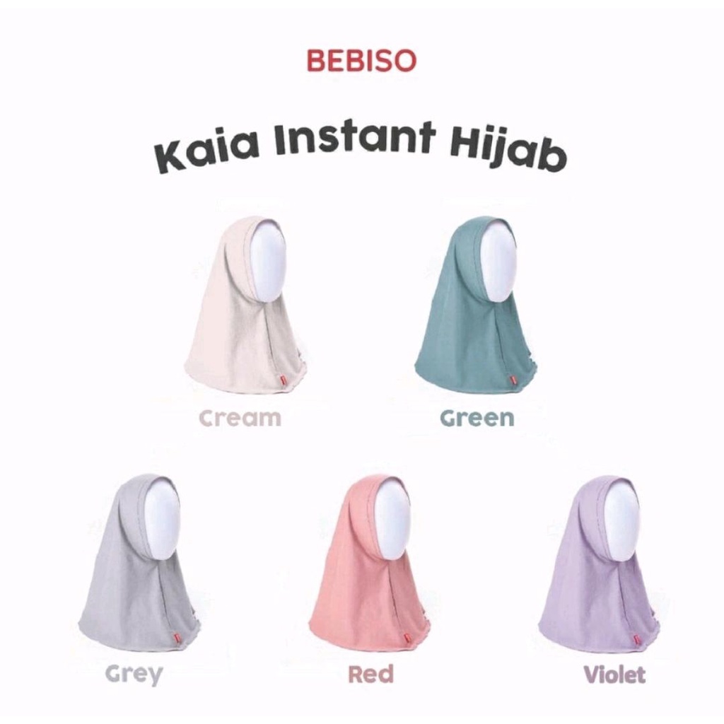 BEBISO HIJAB PREMIUM BAYI DAN ANAK / HIJAB ANAK