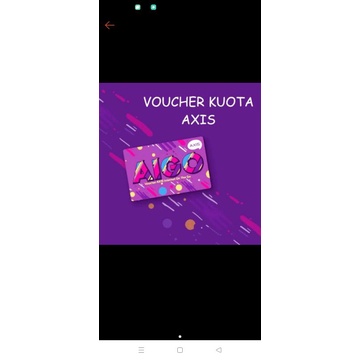 Voucher kosong axis