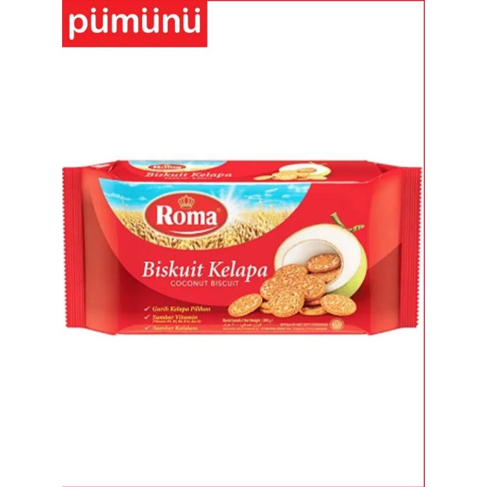 

MURAH ROMA Kelapa Biskuit 300 g [1 Pak / 7 Pcs]