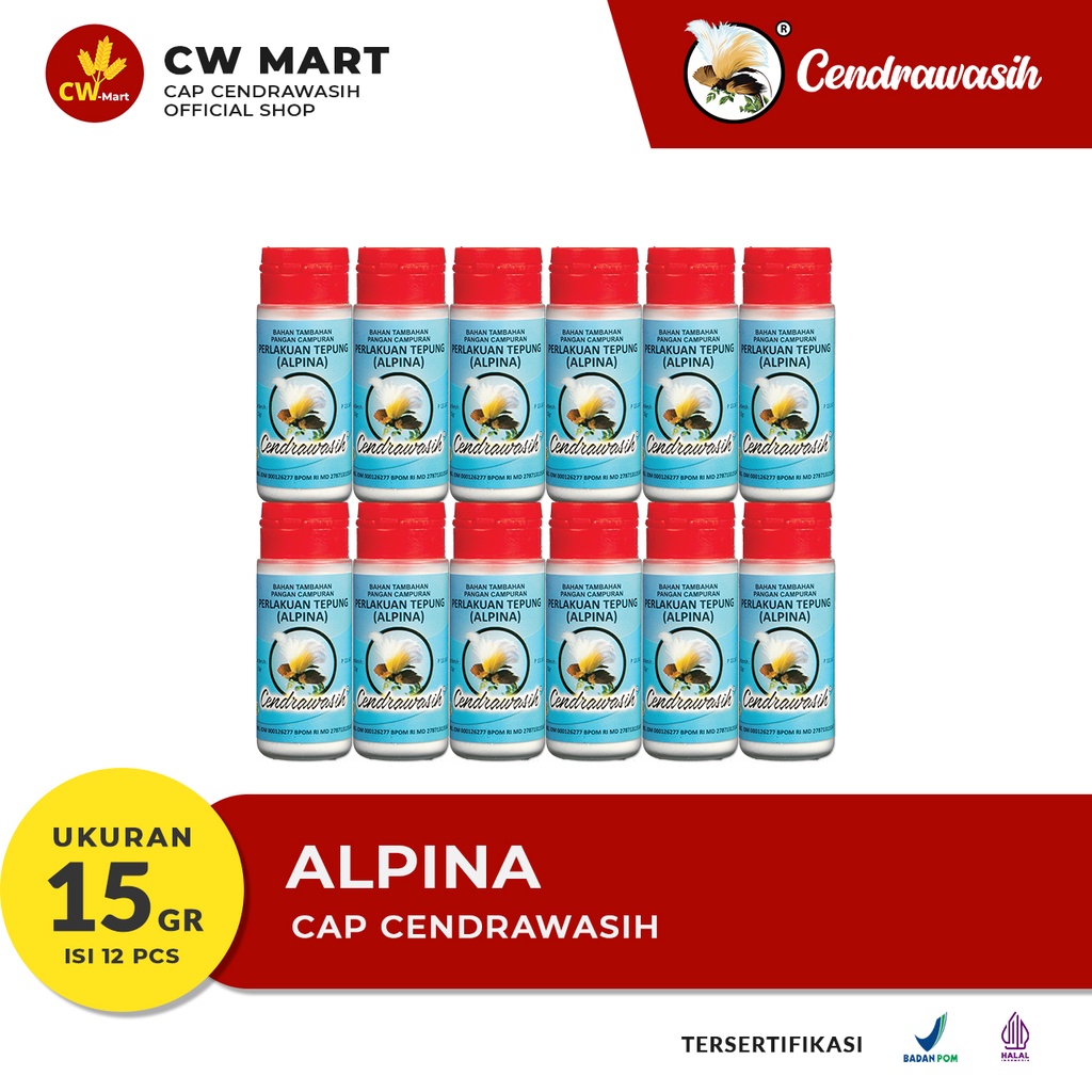 

Cendrawasih Alpina Cendrawasih 15gr