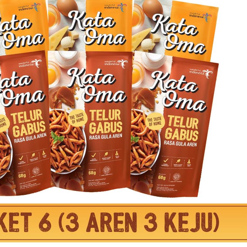 

♦ Kata Oma Telur Gabus Paket Isi 6 ➦