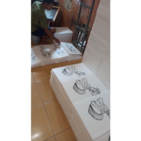 

Sterofoam lukis 50 pcs ukuran 33x50