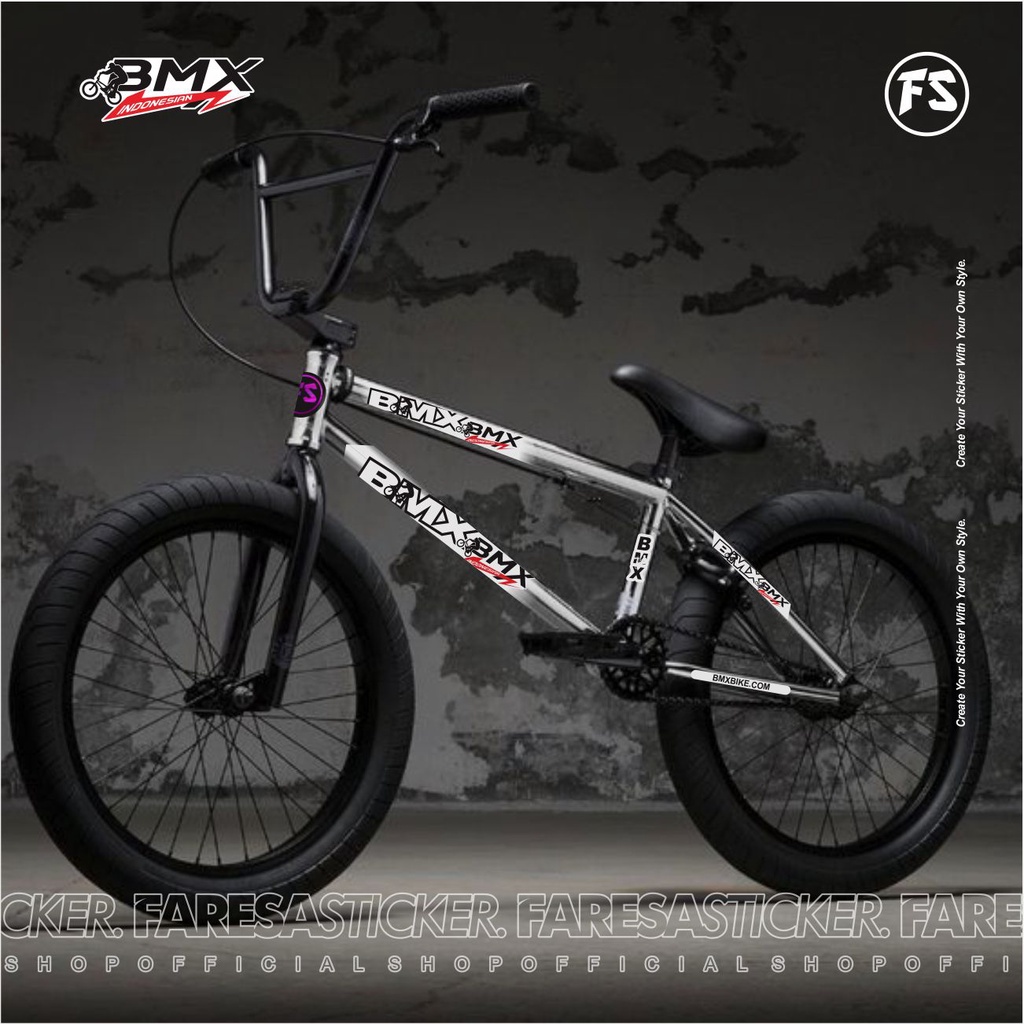 F7 Sticker BMX | Sticker Sepeda BMX INDONESIAN | Street BMX | Limited Edition Concept