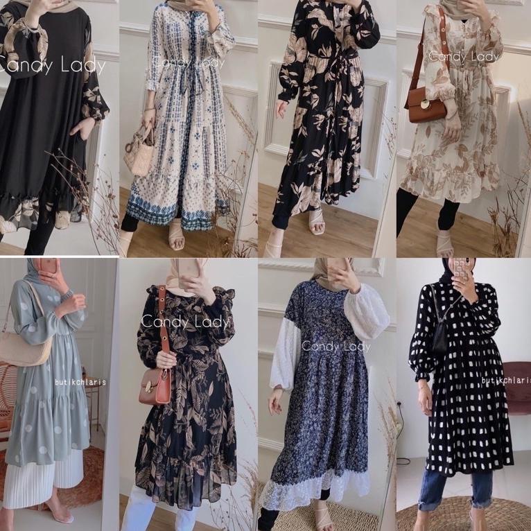 REKOMENDASI TUNIK RAYON VISCOSE PREMIUM BUSUI/TUNIK NON MOTIF CRINKLE AIRFLOW TERBARU