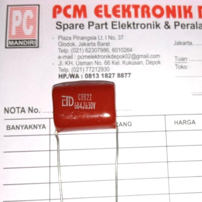 Milar 684J630V 684J 630V 684 630 680nF pcmelektrob9090 Berkualitas