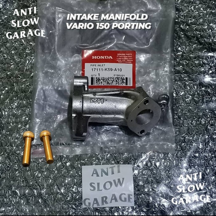 Intake Manifold Vario 150 Porting Untuk Vario 125/Beat/Scoopy/Vario 11