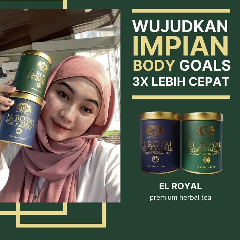 

El royal Premium Tea /Teh Pelangsing siang & malam (1 paket) - El Royal Promo