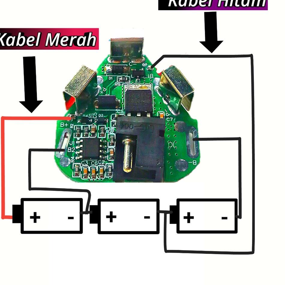 Paket Untung Bms 12v 3s jld tool modul volt pcb sparepart Bor proteksi 15v Baterai Lithium 18650 bor