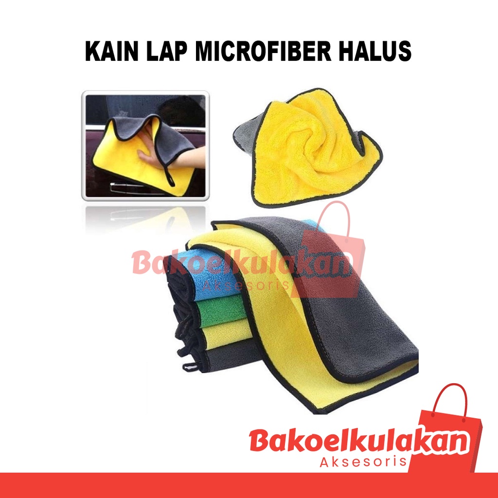 Kain Lap Motor/Mobil Microfiber Halus - Kain Microfiber