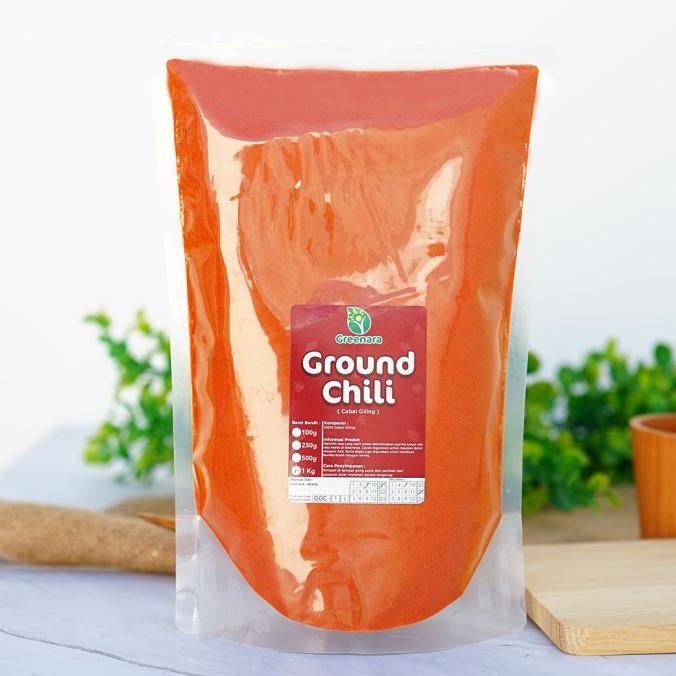 

Greenara Ground Chili 1Kg / Cabai Bubuk / Cabe Bubuk ghe01