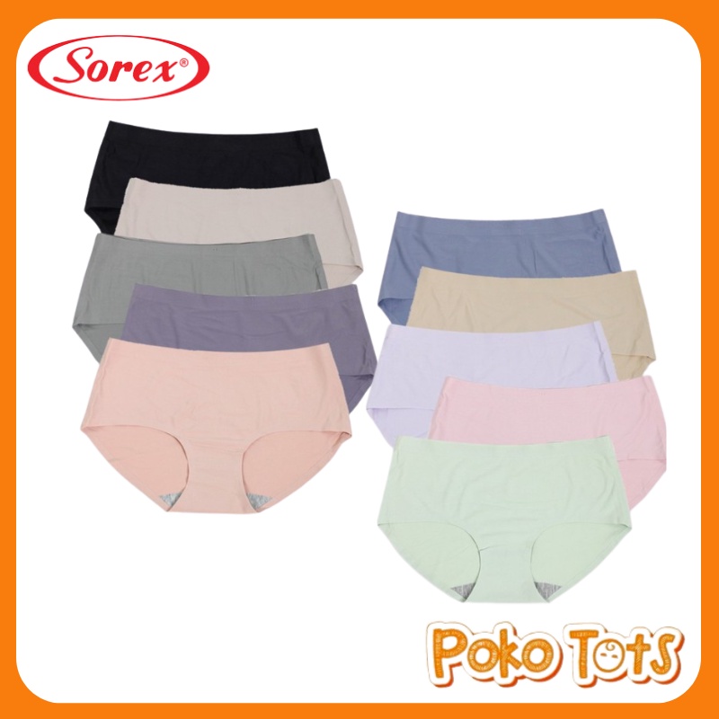 Sorex CD Seamless Polos EA 510 Size (EL-QL) Celana Dalam Seamless Wanita Tanpa Jahitan CD Anti Nyeplak