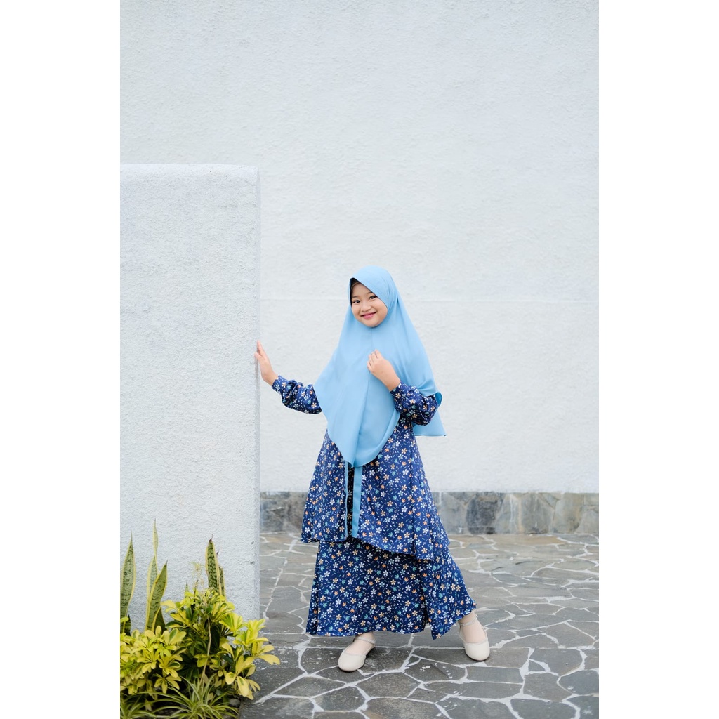 KIARA DRESS By ALTHEA KIDS | DRESS GAMIS ANAK 4-5-6-7-8-9-10-11-12 TAHUN | JILBAB INSTAN SEGIEMPAT |