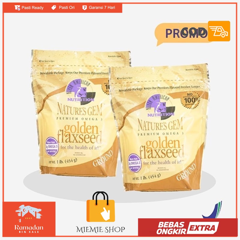 

PAKET PROMO 2 Bks Golden Flaxseed Nature's Gem