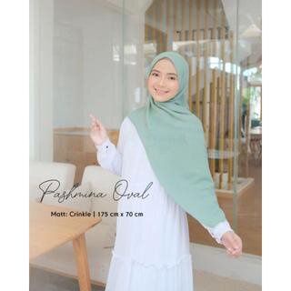 Pashmina Instan Oval Crinkle Airflow Pasmina Curve Malaysia