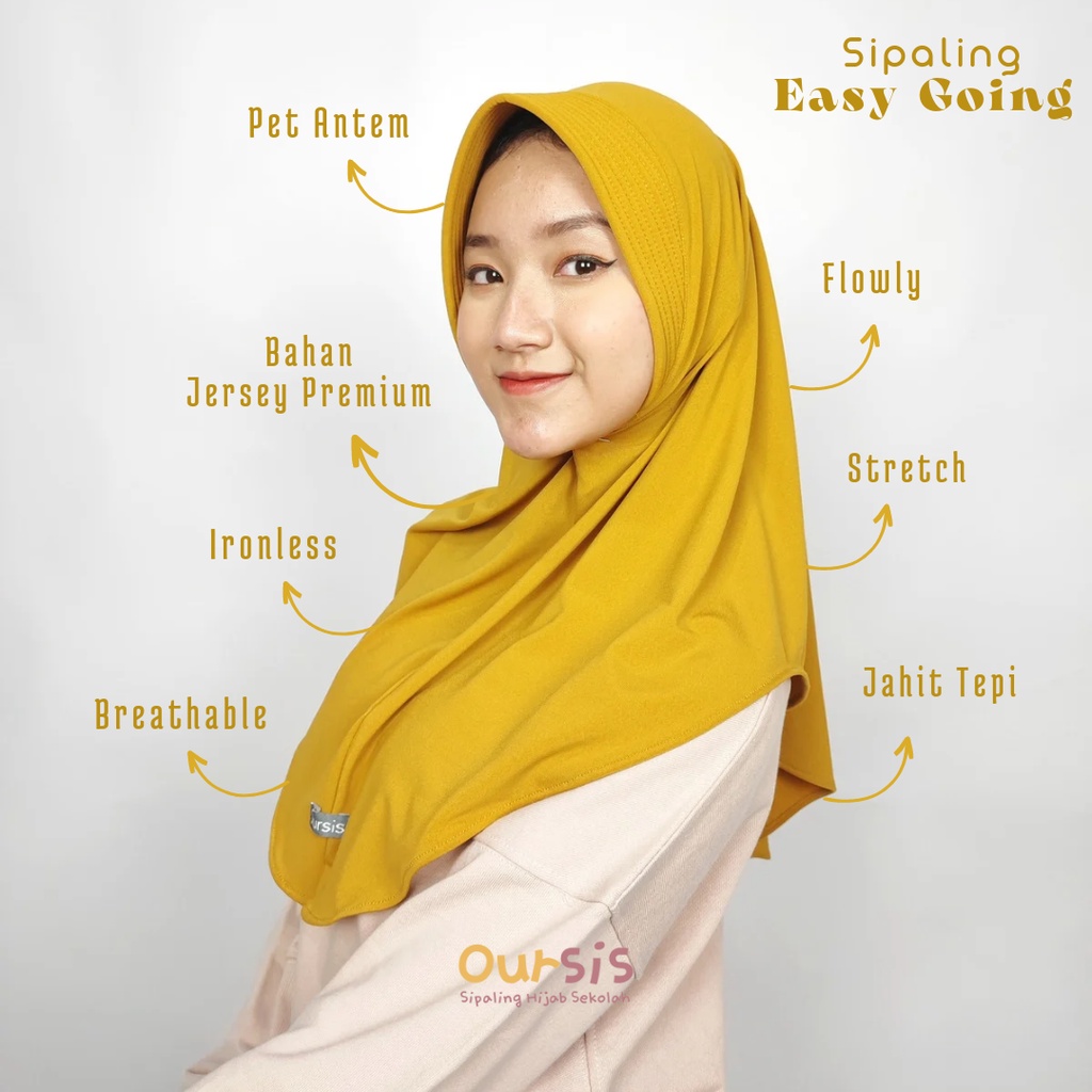 ᴏᴜʀꜱɪꜱ Jilbab Instan Sekolah SiPaling Easy Going