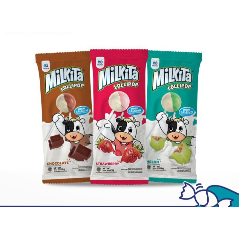 MILKITA PERMEN MILKITA LOLIPOP SUSU MILKITA 1 PACK ISI 36 MAKANAN RINGAN SNACK PERMEN