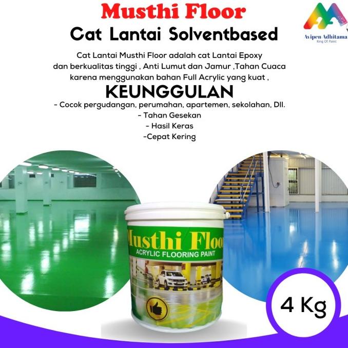 Sale Cat Lantai Pabrik Cat Lantai Gudang Solventbase Sekelas Epoxy 5Kg Termurah