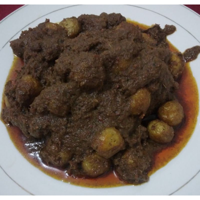 

Rendang Sapi + Kentang