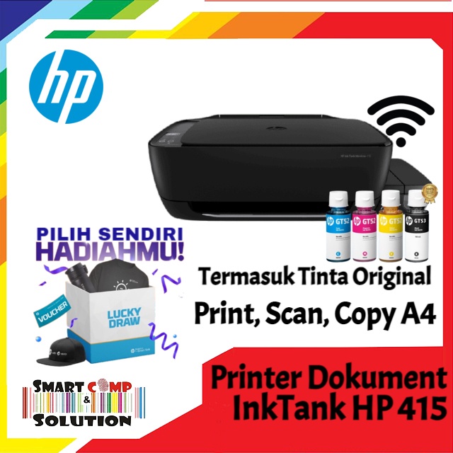 Printe HP 415 Ink Tank PRINT COPY SCAN WIRELESS