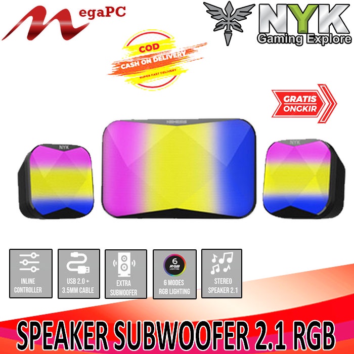 SPEAKER GAMING NYK SPN21 FOBOS SUBWOOFER