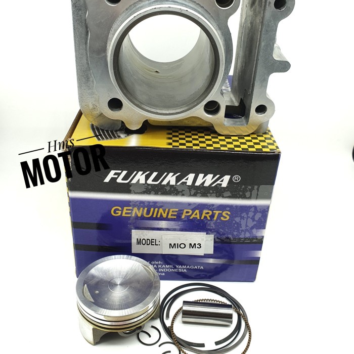 Blok Seher Komplit Mio m3-Fino 125-Mio Gt 125 Original Fukukawa+Piston