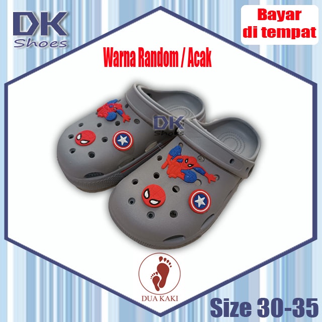 Dua Kaki 231 30-35 Sandal Baim Anak / Sepatu Kodok / Sandal Superhero / Sandal Anak / Bakpao