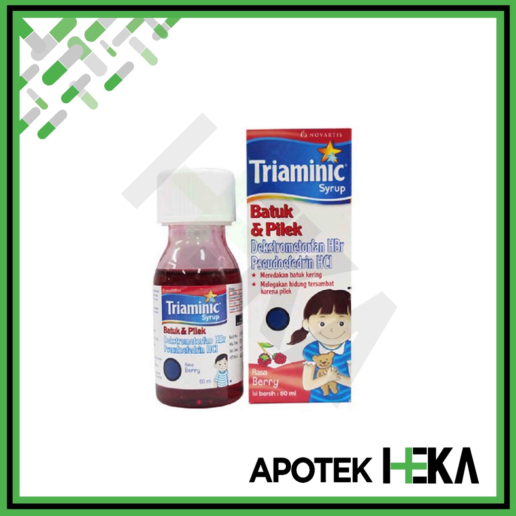 Triaminic Batuk &amp; Pilek 60 ml Rasa Berry - Batuk Tidak Berdahak (SEMARANG)