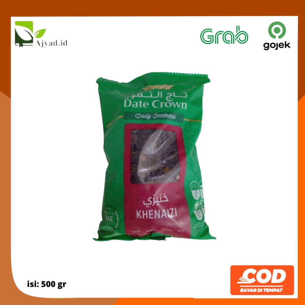 

Kurma Date Crown Khenaizi 500 gr Original Produk