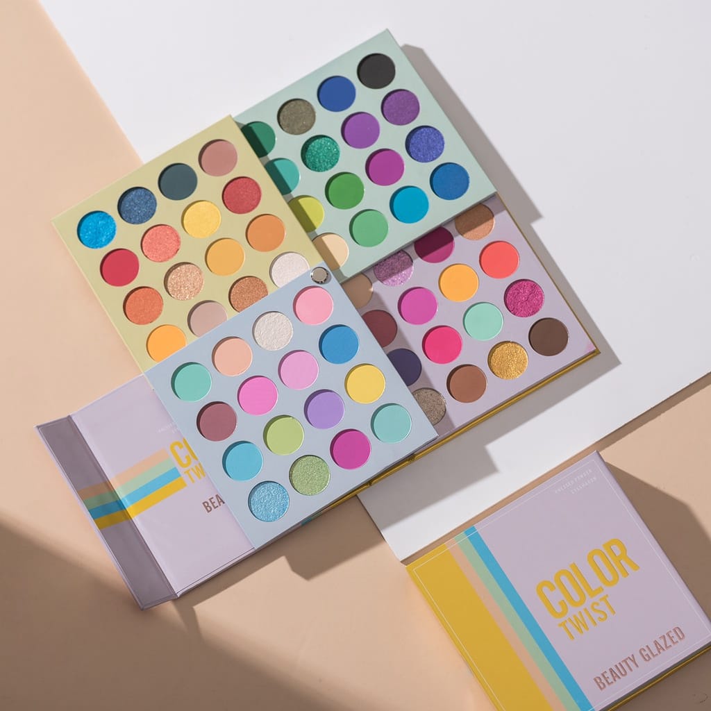 Beauty Glazed COLOR TWIST 64 Color Eyeshadow Beauty Glazed Eyeshadow Pallete Beauty Glazed Eyeshadow Palette Beauty Glazed Eyeshadow Pallet Beauty Glazed