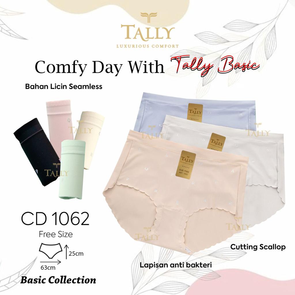 CD CELANA DALAM 1062 TALLY SEAMLESS MOTIF HURUF TERBARU - TALLY CD CELANA DALAM SEAMLESS 1062 | FREE SIZE | FIT XL | BAHAN SEAMLESS CELANA INI COCOK BUaT PAKE CELANA LENGGING CELANA KETAT BIAR GA KETARA