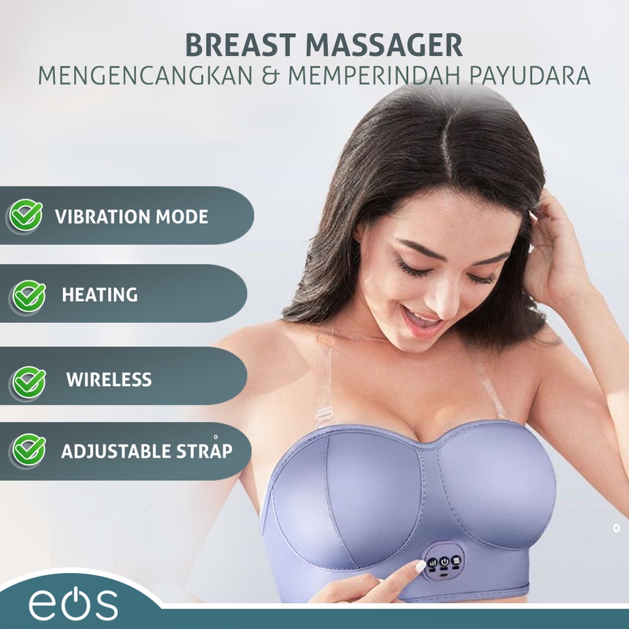 Breast massager vibration technology perawatan mengencangkan payudara