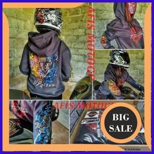 hoodie sunmori jepangan hoodie kohaku dragon vs tiger hoodie ride with style helmet lovers 1M4R23 pa