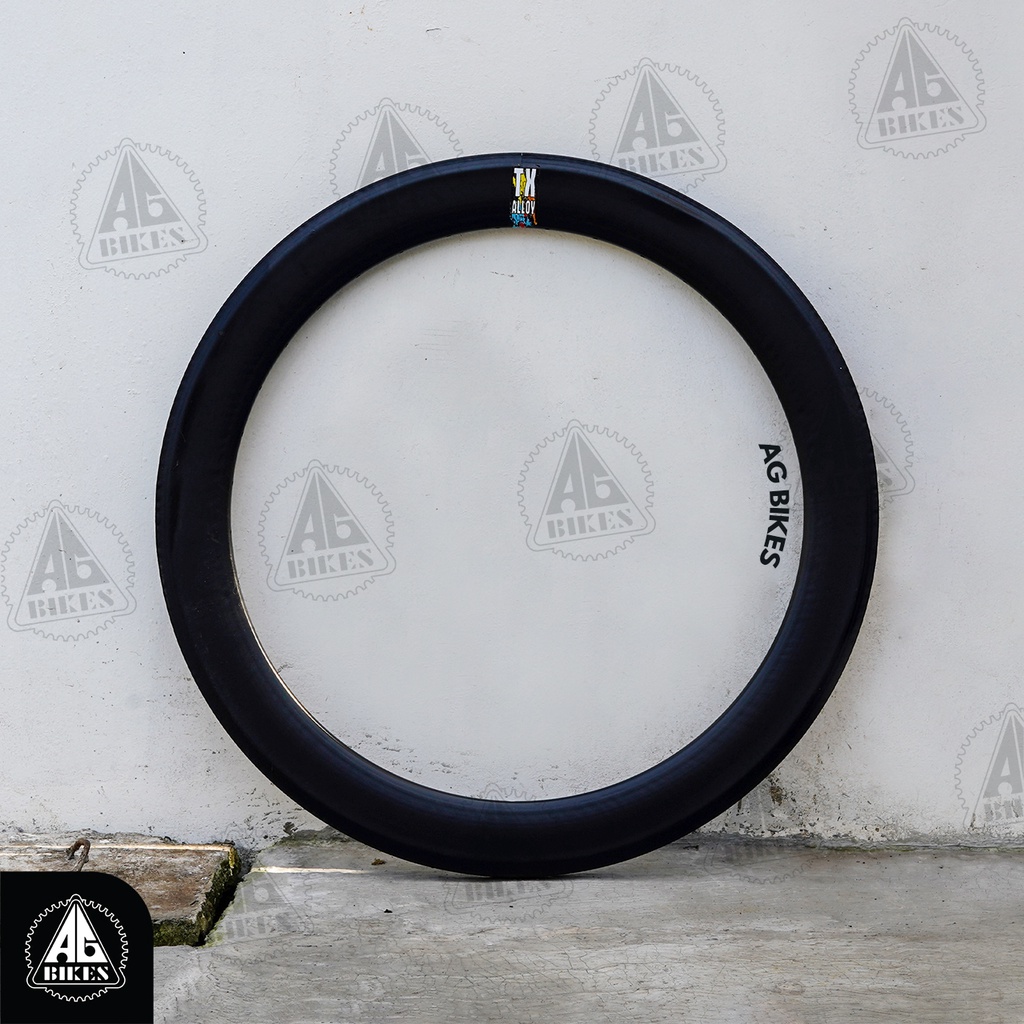 Rims TX Alloy Hitam Untuk Sepeda Fixie dan Roadbike 700c