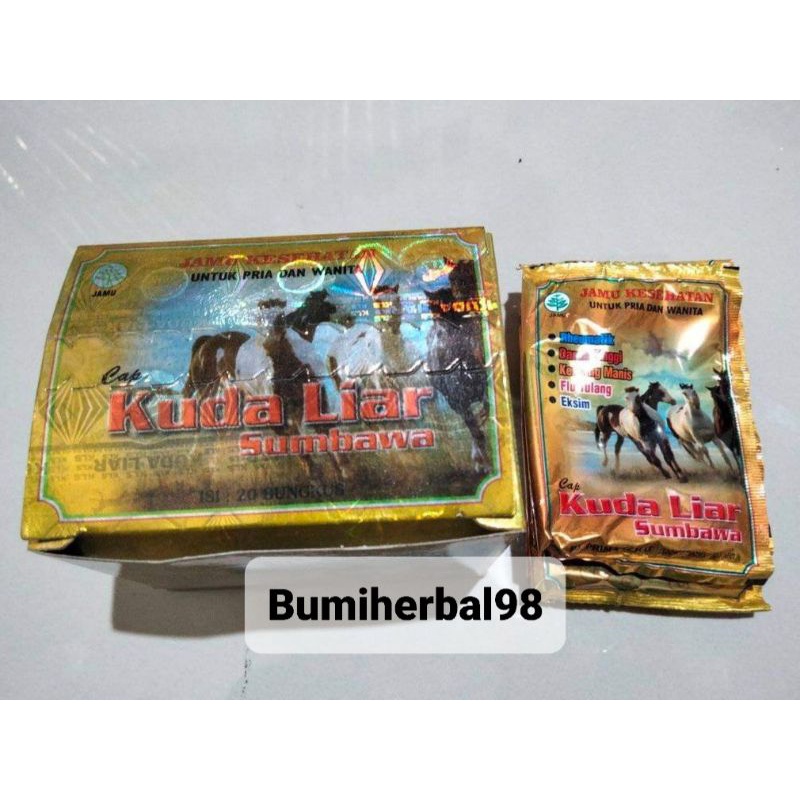 Kuda Liar Sumbawa Jamu Serbuk Pegal Linu & Asam Urat