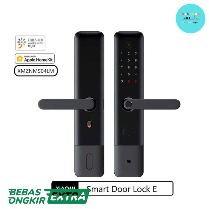 Original Xiaomi Smart Door Lock E Keyless Bluetooth Fingerprint