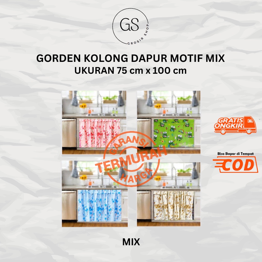 GORDEN KOLONG UNTUK DAPUR ATAU REMPEL MEJA UNTUK DAPUR