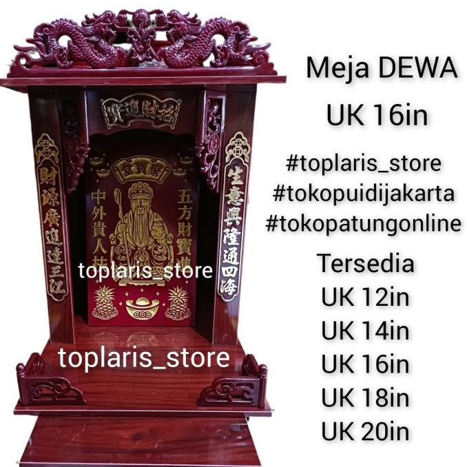 Meja Dewa Bumi Set Papan 2022