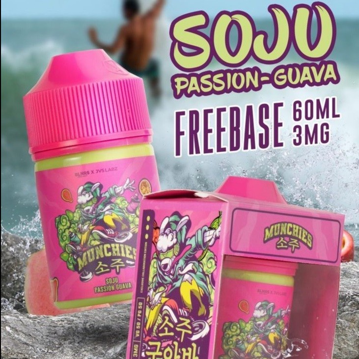 Munchies V6 Soju Passion Guava 60ML by Arief Muhammad x JVS