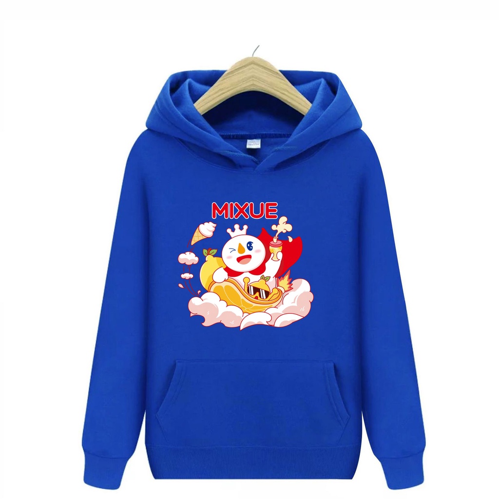 FenishaStore MIXUE ICE CREAM VIRAL Sweater Hoodie Anak Kantong Depan Usia 4-14Tahun Bisa Bayar Ditempat COD