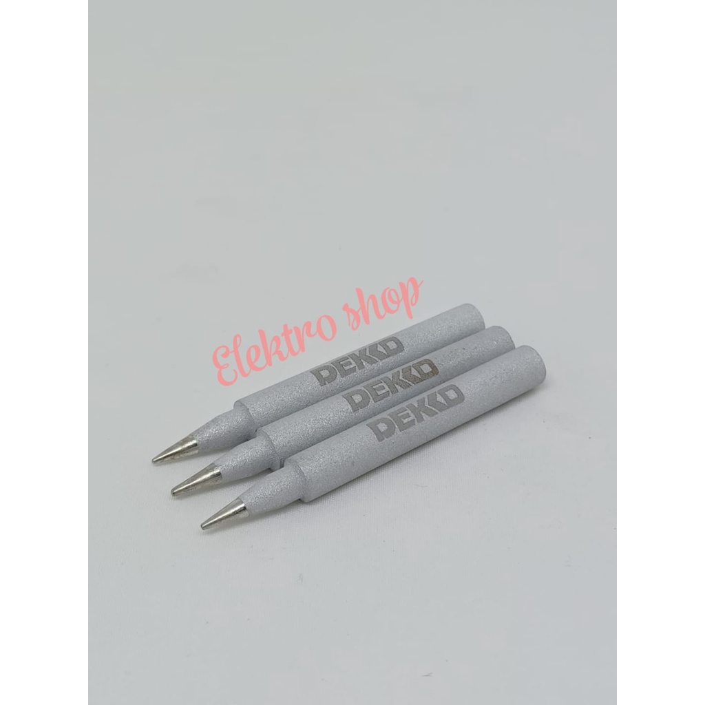 Ujung solder merk Dekko DQ77N TIP tumpul